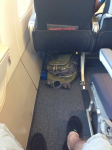 Legroom in Seat 18A